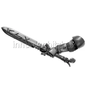 SW22 ARM EPEE SPACE WOLVES WARHAMMER 40000 BITZ SPACE MARINE W40K - Picture 1 of 1