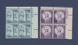 USA - Scott 1034 & 1035 - MNH Plate Blocks - - Picture 1 of 1