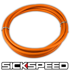 3 METERS ORANGE SILICONE HOSE FOR HIGH TEMP VACUUM ENGINE BAY DRESS UP 6MM AIR H - Picture 1 of 1