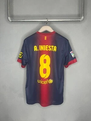 FC Barcelona • ANDRES INIESTA • 2012/2013 • Heim Trikot • L - Bild 1 von 2