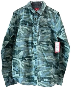 Camisa Western Black Jack Niños Manga Larga Algodón Perla A Presión Camuflada XL 16-18 NUEVA CON ETIQUETAS - Imagen 1 de 9