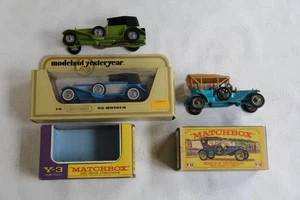 Matchbox Models of Yesteryear Y3, Y12, Y16 : 1910 Benz, 1909 Thomas Flyabout - Picture 1 of 3