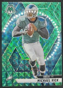Mosaico Michael Vick #215 Eagles 2025 color verde Panini - Imagen 1 de 2