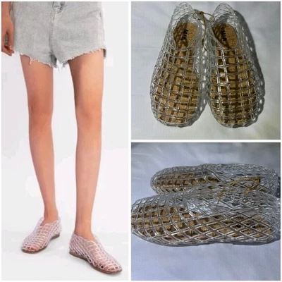MIA Darleene Mesh Ballet Flats Comfortable Clear Jelly Shoes, Women's  Size 7M - Image 1 of 4