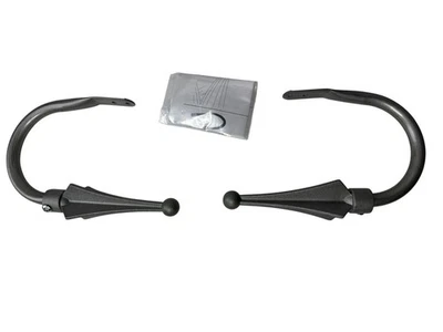 6 Pairs Of Curtain Spear Holdbacks Pewter Window Tiebacks Spring Maid - Image 1 of 4