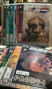 16 COMIC LOT GI JOE FRONT LINE IMAGE 2002 #1-14 16 18 (NO #15 + 17) GNAWGAHYDE - Picture 1 of 10