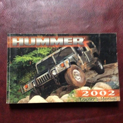 2002 HUMMER H1 ORIGINAL OWNERS MANUAL BOOK GUIDE ALL MODELS - Image 1 of 4