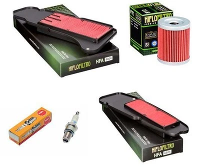 Wartungssatz Ölftilterset Zündkerze spark splug passt an Yamaha Xp 400 A Majesty - Bild 1 von 3