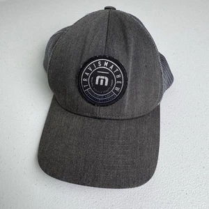 Travis Mathew Golf Hat Men’s Gray SnapBack FlexFit Casual Stretch Performance - Picture 1 of 4