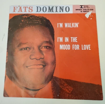 Fats Domino I'M WALKIN'  (ROCK 45/PS) #5428 PLAYS VG++ - Image 1 of 4