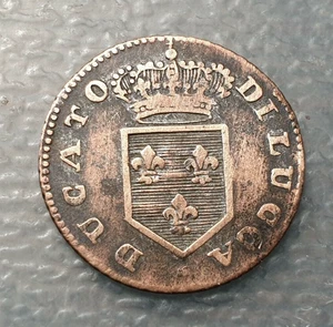 ITALIA LUCCA CARLO LUDOVICO CARLOS LUIS BORBON INFANTE ESPAÑA 2 SOLDI 1835 MBC- - Imagen 1 de 2