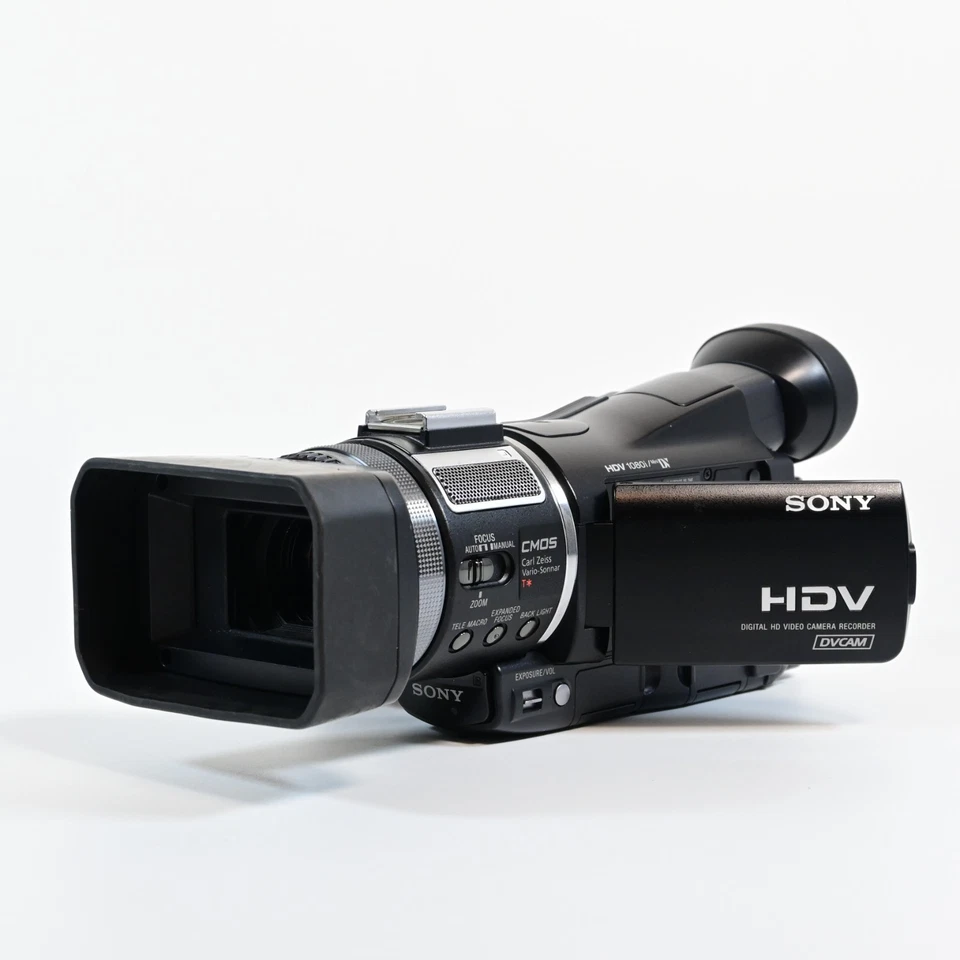 Sony HVR-A1E HDV Camcorder MiniDV High Def Professional HD  - Low 160HRS VGC - Image 1 of 4