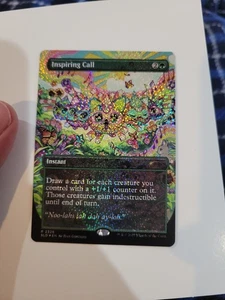 🌟 Inspiring Call (CONFETTI 🎉 Foil) Furby DOO-AY NOO-LAH Secret Lair MTG 🌟 - Picture 1 of 7