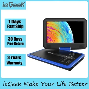 ieGeek 11.5" Portable DVD Player with SD Card/USB Port, Rechargeable Battery - Picture 1 of 7
