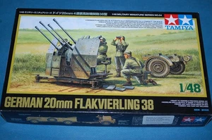 Tamiya 32554 - German 20mm Flakvierling 38   scala 1/48 - Foto 1 di 1