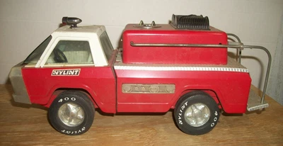 VINTAGE 1960's Nylint Pumper Fire Truck Pressed Steel Truck 11" Pressed Steel  - Image 1 of 4