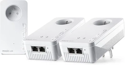 Black Friday * devolo Magic 2 WiFi 6 (ax) Multiroom-Kit: 3 PLC-WLAN-Adapter - Bild 1 von 4