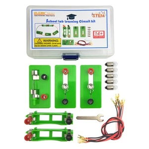 Physics Science Lab Learning Circuit kit,Electricity Experiment Set,Building ... - Picture 1 of 7