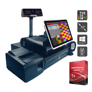 TSE mini Touch Kasse für den Einzelhandel ink Software und Zubehör Scanner Kasse - Bild 1 von 6