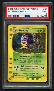 Weezing Holo Pokemon Card e-Expedition 32/165 ARK BGS PSA 9 - Picture 1 of 2