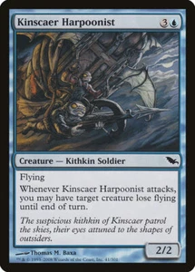 MTG Shadowmoor Kinscaer Harpoonist Near Mint English Magic Card 🧙🏽137 - Picture 1 of 2