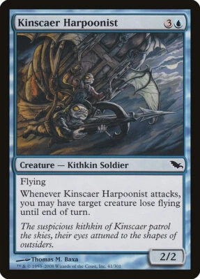 MTG Shadowmoor Kinscaer Harpoonist Near Mint English Magic Card 🧙🏽137 - Image 1 of 2