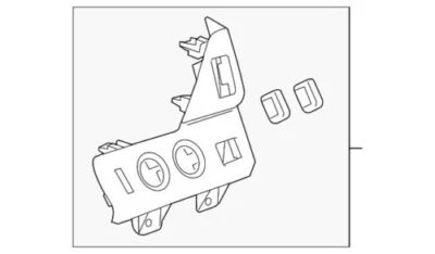 Bisel accesorio panel de instrumentos genuino GM 2015-2020 Chevrolet GMC 22887669 Foto 1 de 4