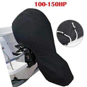 100-150HP Waterproof 420D Full Outboard Boat Cover Motor Dust Rain Engine - Picture 1 of 10