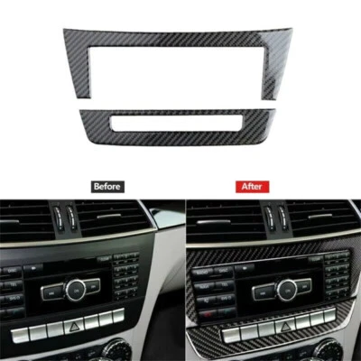Car Carbon Fiber Car Interior Trims For Mercedes Benz W204 C Class C250 300 C350 - Image 1 of 4