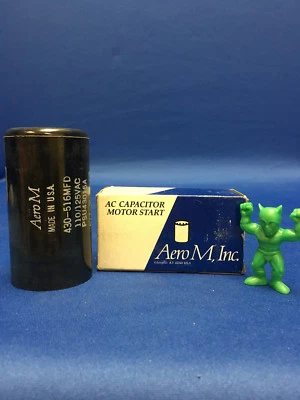 AERO M, INC AC Capacitor Motor Start, 4X069A 110/125 VAC, NEW IN BOX - Image 1 of 3