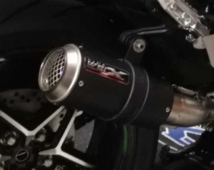 Kawasaki H2SX 2018+ 60mm Ceramic Black Titan Mesh WERX GP Auspuff Made UK Race - Bild 1 von 2