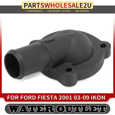 Engine Coolant Thermostat Housing Water Outlet for Ford Fiesta 2001 03-09 Ikon - Image 1 of 4