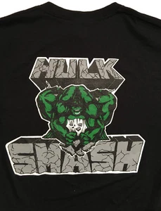 Universal Studios The HULK Smash Ride Tech Orlando FL Black T-Shirt Rare Sz. M - Picture 1 of 6