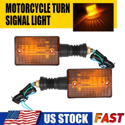 2x Luces halógenas de giro para motocicleta Yamaha XT350 1985-2000/XT600 84-89 Foto 1 de 4