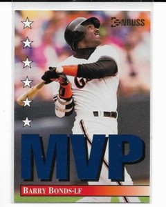 1994 Donruss MVP Pick-A-Insert Tony Gwynn Padres Barry Bonds Giants JUMBO PACK