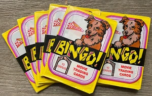BINGO THE DOG MOVIE 1991 TRADING CARDS 25 New SEALED PACKS PACIFIC - Picture 1 of 2