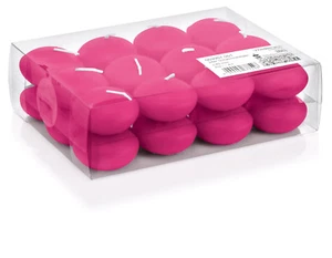 Schwimmkerzen Farbe Pink Ø45mm 24x Schwimm Kerze von Kerzen Wiedemann - Bild 1 von 4