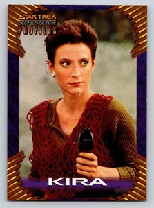 Tarjeta intercambiable Sky Box 1997 Star Trek Espacio Profundo Nueve Perfiles #20 Kira Nerys Bajor - Imagen 1 de 2