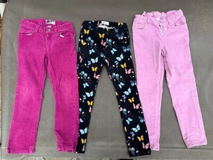LOT OF 3 GIRLS CORDUROY Pants H & M, CAT & JACK, PLACE size 6-7 - Picture 1 of 8