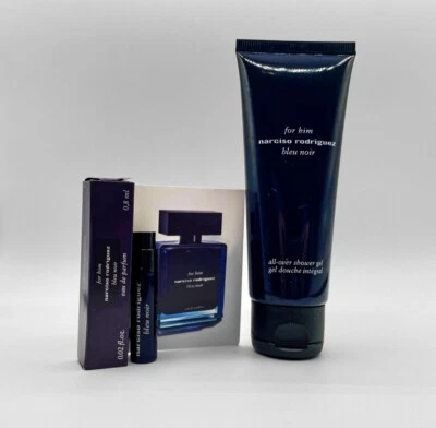 NARCISO RODRIGUEZ FOR HIM BLEU NOIR GEL DE DUCHA 75 ML Y MUESTRA BLEU NOIR Foto 1 de 2
