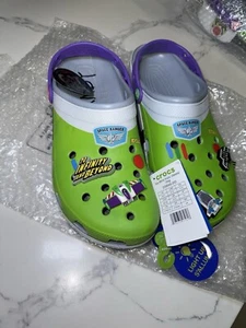 Toy Story Buzz Lightyear Crocs Womens Size 6W - Picture 1 of 7