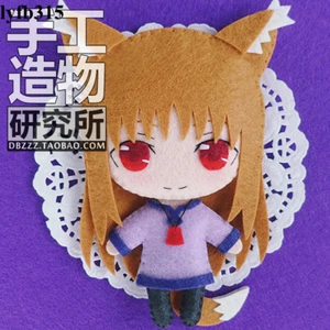 Holo Anime Especias y Lobo Hecho a Mano Hágalo Usted Mismo Lindo Juguete Itabag Muñeca de Peluche Regalo - Imagen 1 de 2