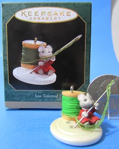 1997 Punze Miniatur Ornament SEW TALENTED - Bild 1 von 13