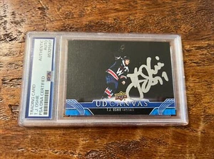T. J. Oshie IP Signed UD Canvas Card PSA DNA Coa Slab Capitals Autographed - Picture 1 of 4