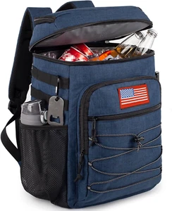 25L Cooler Backpack, Insulated Leak-Proof Lunch Bag for Camping, Hiking, Work - Picture 1 of 8