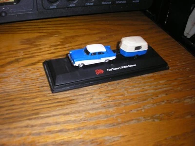 1/144 ? 3 1/2" Vintage Malibu Ford Taunus 17M w/ Caravan Camper Trailer Free SH - Image 1 of 2