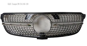 Front Grille Silver Star Look Fit FOR '15-'19 Benz W292 X292 GLE-Class 4D Coupe - Imagen 1 de 2