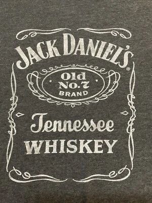 Jack Daniels Old No 7 Brand  Tennessee Whiskey S/S Shirt Men's Gray Black Trim L - Image 1 of 4