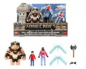 Minecraft A Well-Crafted Escape Figure Pack with 3 Action Figures & 4 Accessorie - Picture 1 of 5