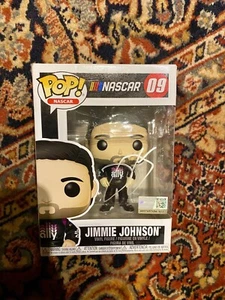 2020 Funko POP NASCAR Racing #09 Jimmie Johnson ALLY Signed Autograph JSA - Picture 1 of 2